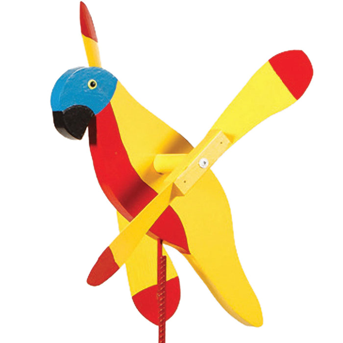 Sunshine Parrot Whirlybird Wind Spinner