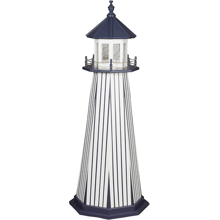 New York Yankees Colors Wooden Lighthouse