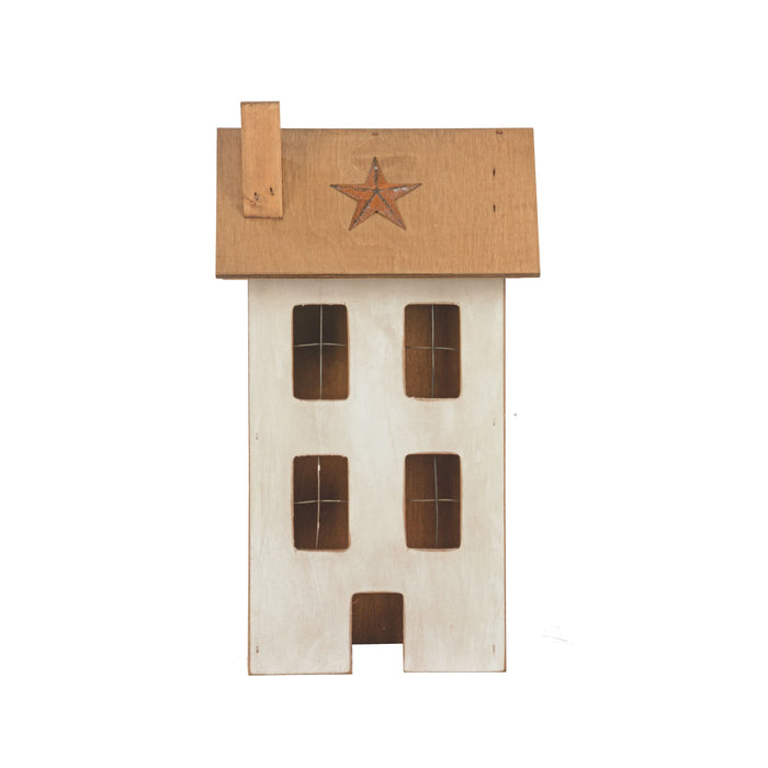 Amish Mini Wooden Lighted House