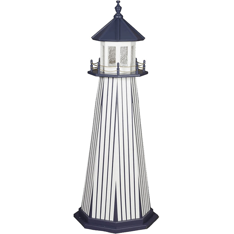 New York Yankees Colors Wooden Lighthouse
