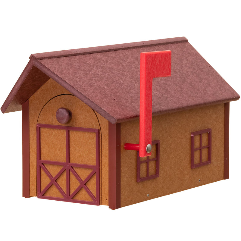 Amish Handmade Poly Vinyl Country Mailbox