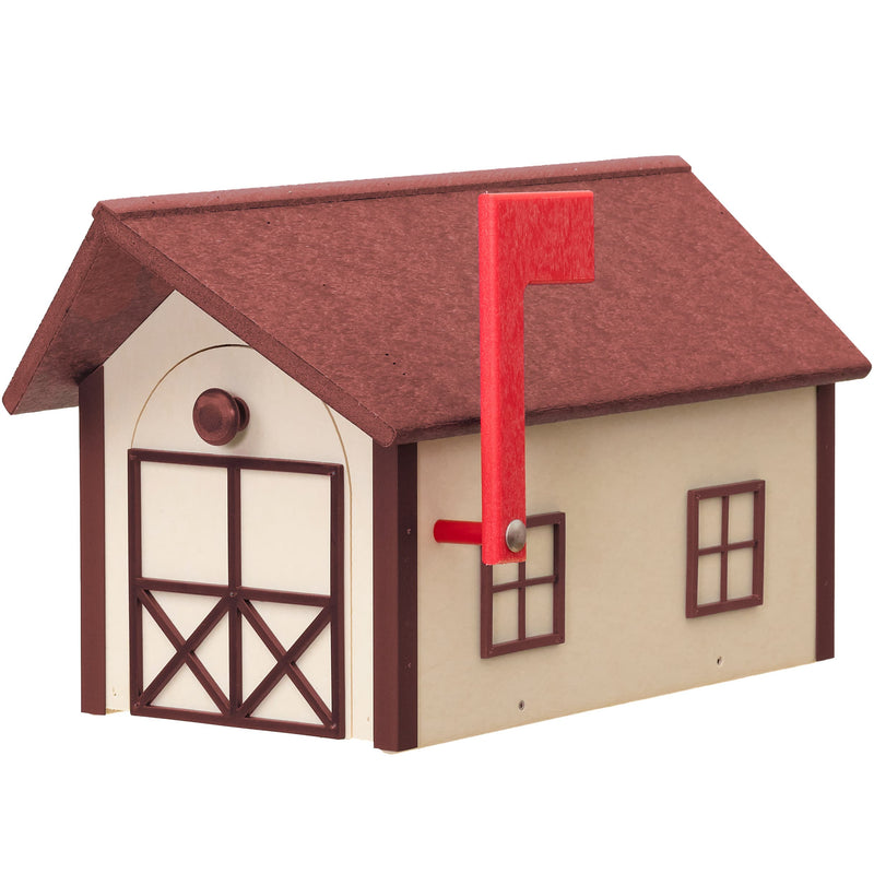 Amish Handmade Poly Vinyl Country Mailbox