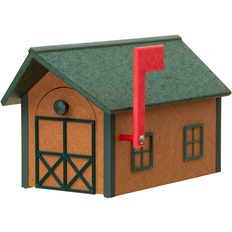 Amish Handmade Poly Vinyl Country Mailbox