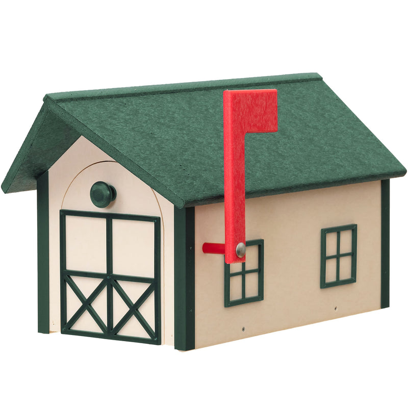 Amish Handmade Poly Vinyl Country Mailbox
