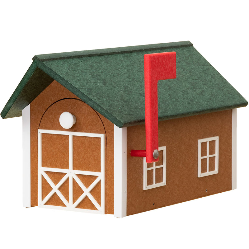 Amish Handmade Poly Vinyl Country Mailbox