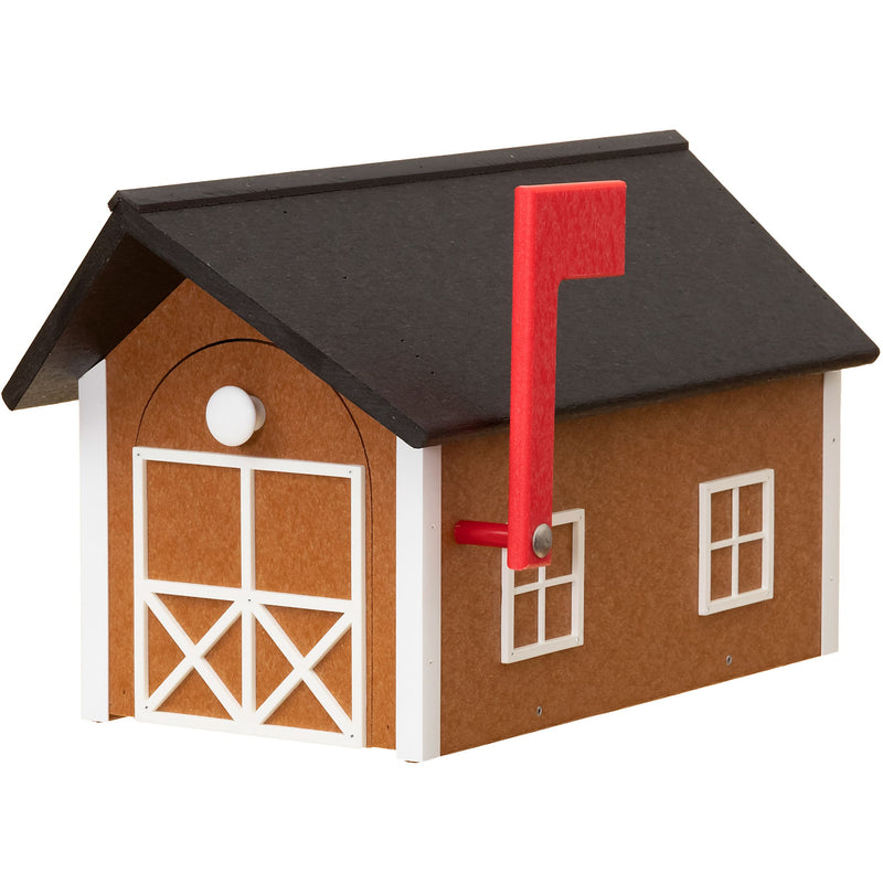 Amish Handmade Poly Vinyl Country Mailbox