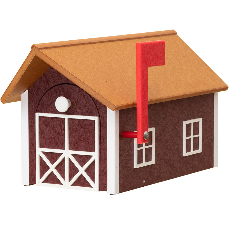 Amish Handmade Poly Vinyl Country Mailbox
