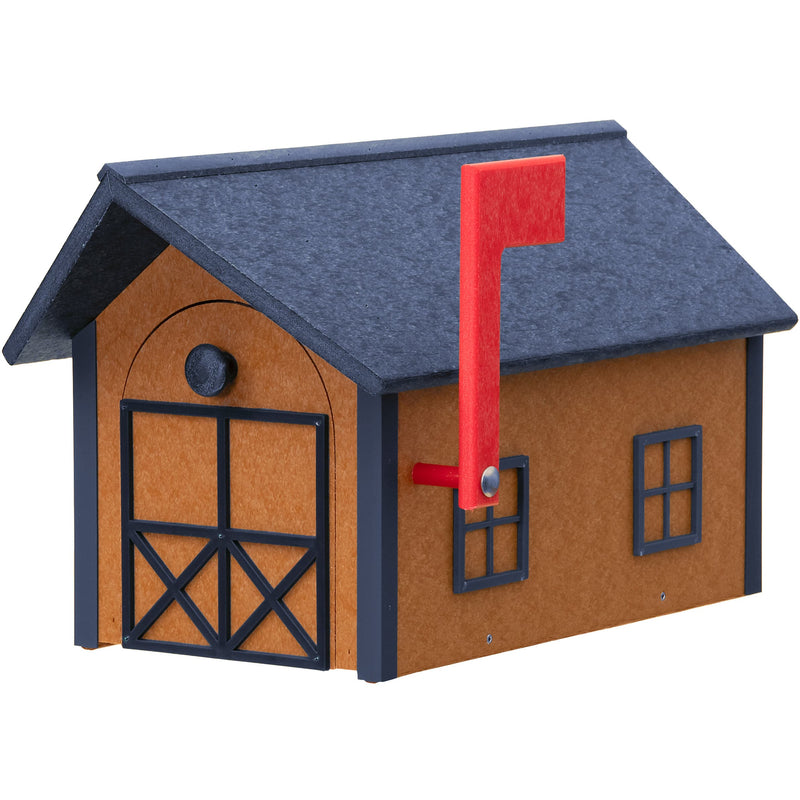 Amish Handmade Poly Vinyl Country Mailbox