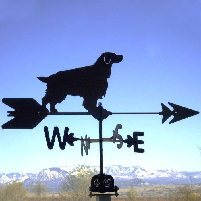 Cocker Spaniel Silhouette Steel Weathervane