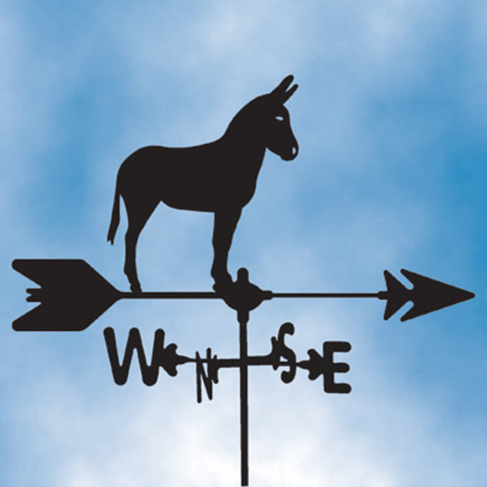 Donkey Silhouette Steel Weathervane