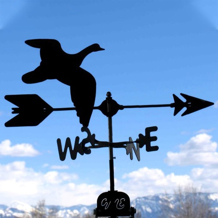 Goose Silhouette Steel Weathervane