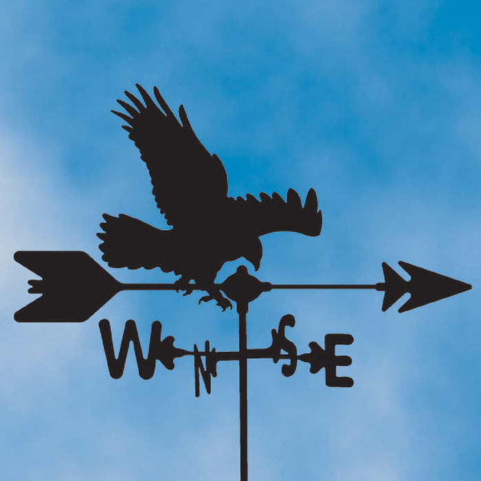 Hawk Silhouette Steel Weathervane