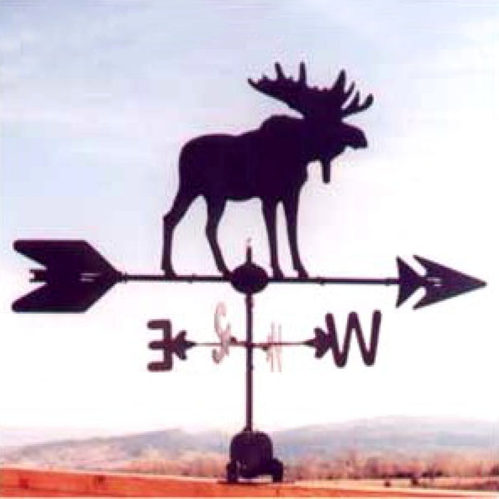 Moose Silhouette Steel Weathervane