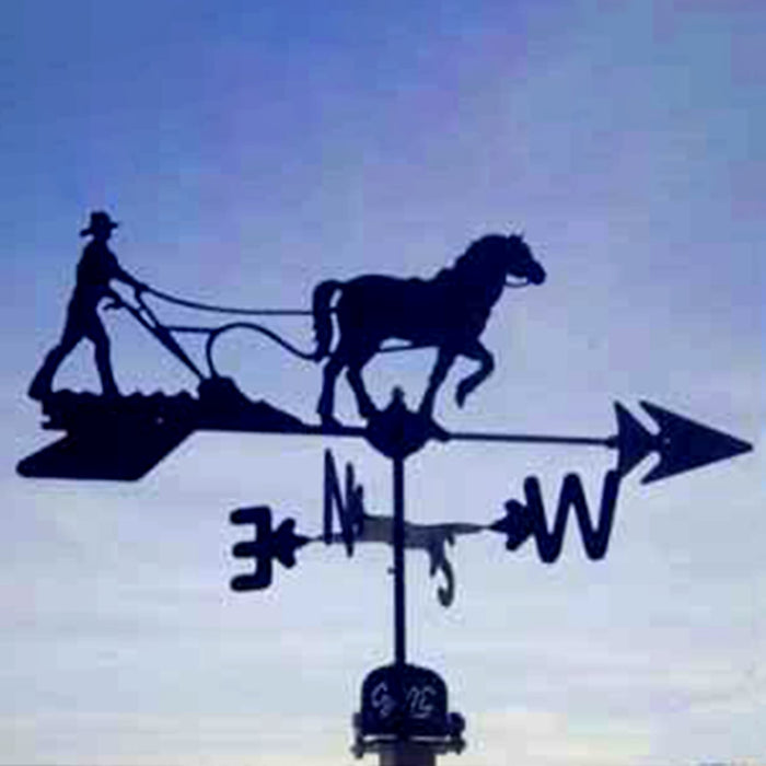 Plowman Silhouette Steel Weathervane