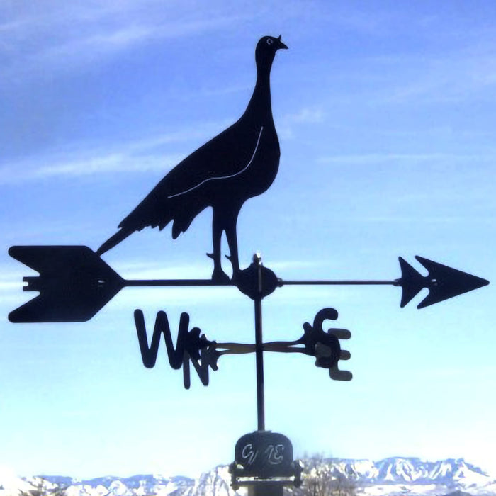 Turkey Silhouette Steel Weathervane