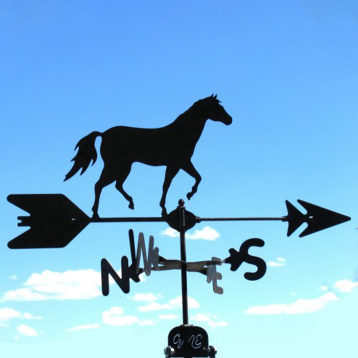 Walking Horse Silhouette Steel Weathervane