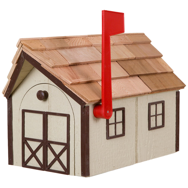 Amish Country Mailbox with Window & Door Trim