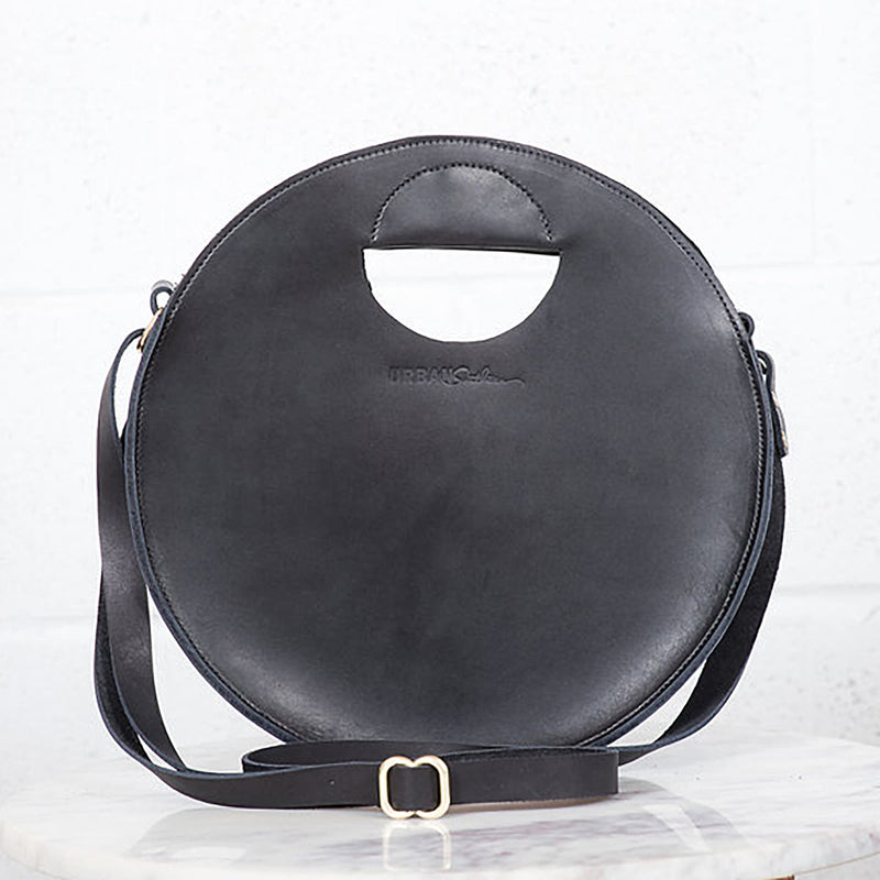Urban Southern Leather Britt Circle Crossbody Bag