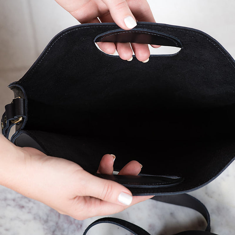 Urban Southern Leather Britt Circle Crossbody Bag