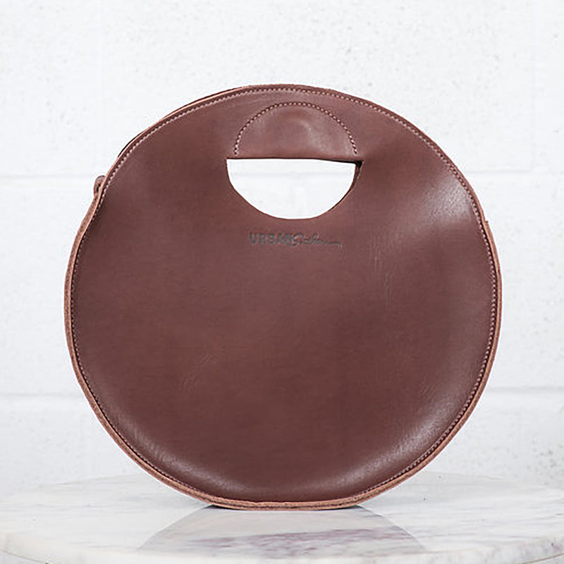 Urban Southern Leather Britt Circle Crossbody Bag