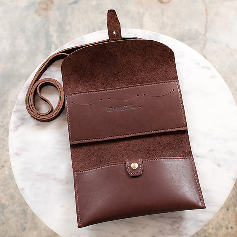Urban Southern Leather Crossbody Wallet