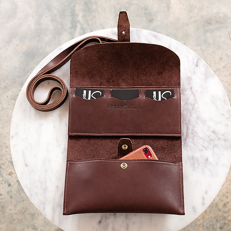 Urban Southern Leather Crossbody Wallet