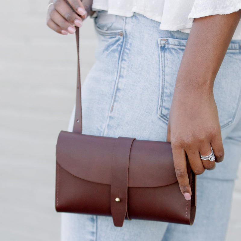 Urban Southern Leather Crossbody Wallet